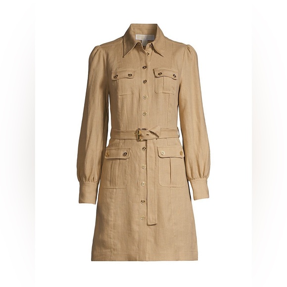 Michael Kors Hemp Utility Dress - Picture 5 of 8